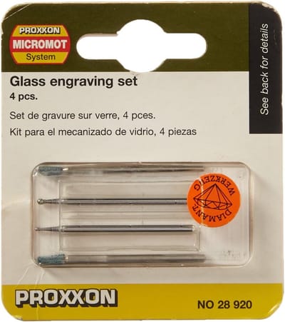 Gereedschapsset voor glasbewerking 4-delig - Perfect voor hobbyisten en professionals