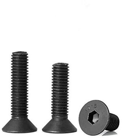 Set van 5 Countersunk Schroeven met Zeskantige Platte Kop en Inbussleutel - M3x6mm Bevestigingsschroeven voor Diverse Toepassingen