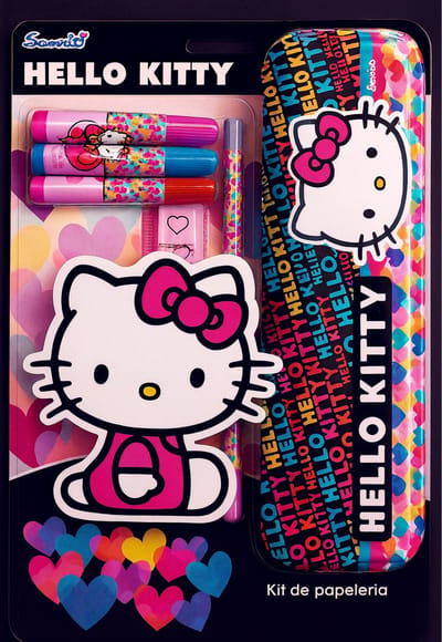 Sanrio - Hello Kitty Schrijfset - 6-delig - Kleurrijk - Voor Meisjes