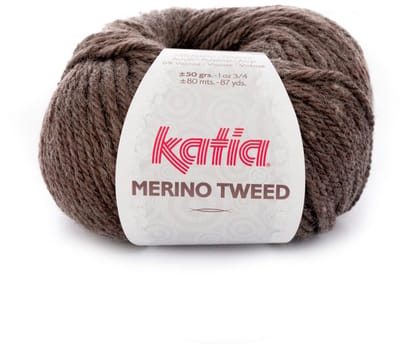 Katia Merino Tweed - 303 bruin - Merinogaren