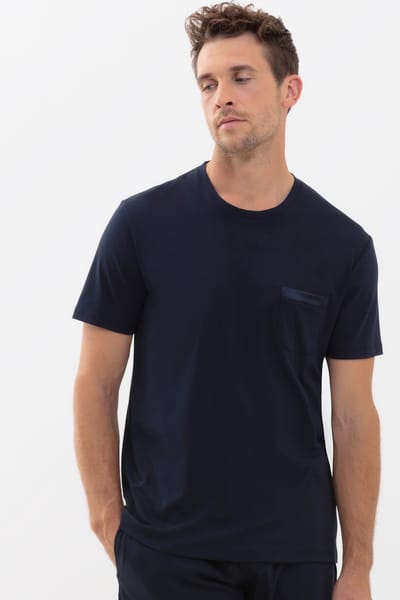 Mey T-Shirt Aarhus Heren 30044 - Blauw 174 indigo Heren - S