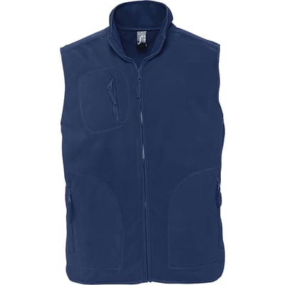 SOLS Noorwegen Unisex Anti-Pill Fleece Bodywarmer / Gilet (Marine)