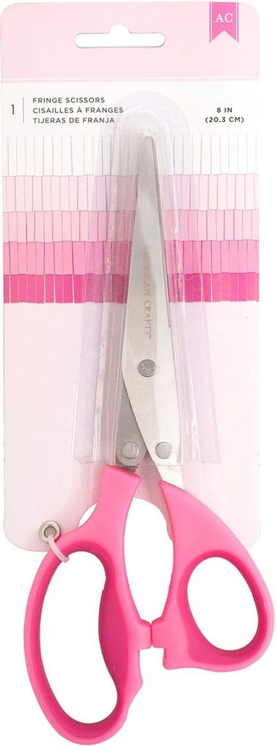 American Crafts Fringe Scissors Pink