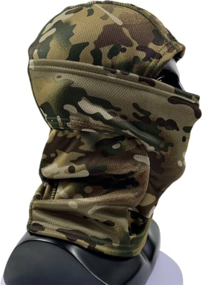 Nivard Ski Masker - Bivakmuts - Winter Masker - Balaclava - Ski Mask - Full Face Mask - Camouflage Lichtgroen