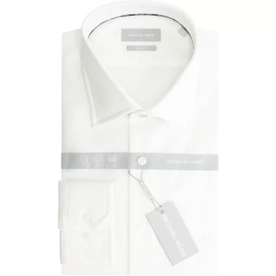Slim twill overhemd met 2 plooien Michael Kors
