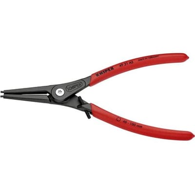 Knipex 49 31 A3 Precisie-borgveertang Geschikt voor borgringen Binnenringen 40-100 mm Puntvorm Recht