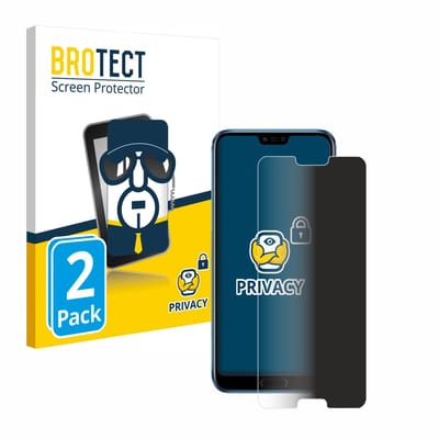 BROTECT - privacy screenprotector voor Honor 10 - Folie Beschermfolie Blauwlichtfilter 2 Stuks