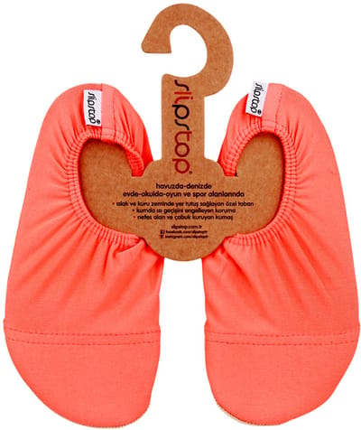 Slipstop antislip waterschoen Neon Orange - Maat INF - 18-20