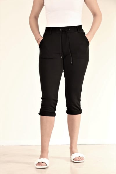 New Star chino capri broek Locarno zwart L21 - 28