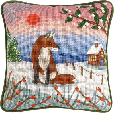 Bothy Threads Victoria Whitlam A Winter's Tale Petit Point kussen borduren (pakket) TVW5