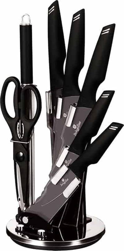 Berlinger Haus 2693 - 8 delige messenset - Black Silver collection