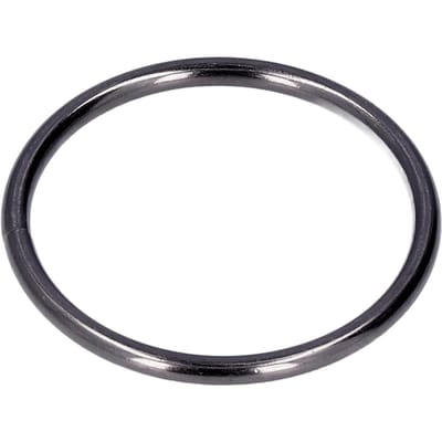 50 Stuks Metalen Ringen IJzer Materiaal Duurzaam Stevig Multifunctioneel Glanzend Heldere Kleur Metalen O-ringen voor Tas KledingGrijs