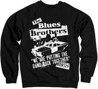 The Blues Brothers Sweater/trui -S- Band Back Together Zwart