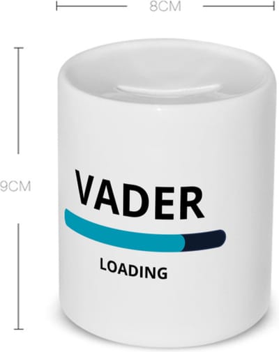 Akyol - vader loading Spaarpot - Papa - ochtendkoffie laden - vader cadeautjes - vaderdag - verjaardagscadeau - verjaardag - cadeau - geschenk - kado - gift - vader artikelen - 350 ML inhoud
