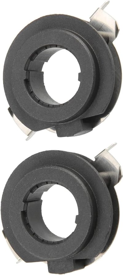 2 Pack H7 LED Koplamp Adapter Socket Basis Houder Clip voor BMW E60, ML450, ML500, GLA63 AMG, GL350, E350, ML350 - Verhoog de Verlichting en Veiligheid