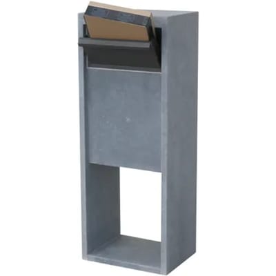Pakketbrievenbus Madrid Modern Parcel - Natuursteen - Belgische Blauwe Hardsteen - 46x115x34cm