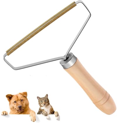 Lint Shaver, Animal Hair Remover, Portable Lint Remover, Ribbon Remover, Lint Shaver Cashmere Comb, Ribbon Remover with Wooden Handle, Lint Shaver Cashmere Comb for Clothes,