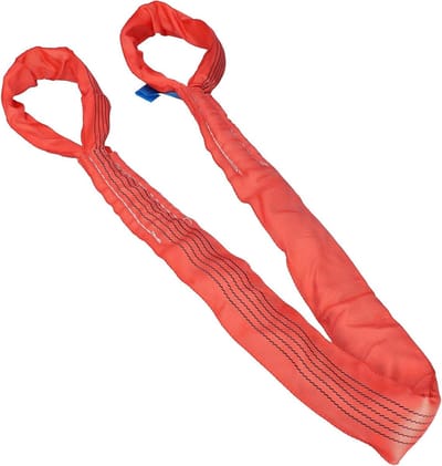 Hijsband - Hefband Draagband - Materiaal Transport - 5 Ton Capaciteit - 5 Meter - Rood