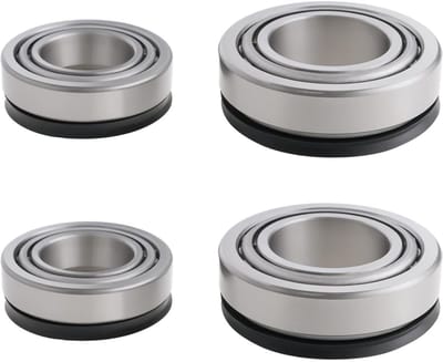 Dailygoods- Rollager Taps Toelopend - Set van 4 - Inclusief Afdichtingen - Koolstofchroom Staal - Binnendiameter 31.75mm/26.987mm - Buitendiameter 59.131mm/50.292mm - Kegellager