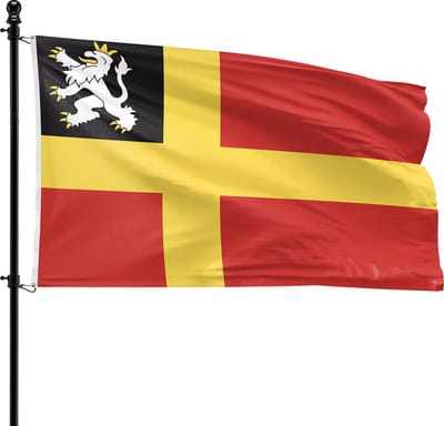 VlagDirect - Utrechtse Heuvelrug vlag - Gemeente Utrechtse Heuvelrug vlag - 90 x 150 cm.