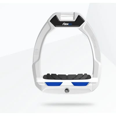 Veilige rijijzers Ingezakte Grip Wit/Wit/Blauw Flex-On Safe-On