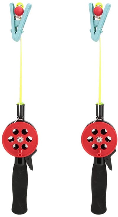 Hengel en haspel combo - Krab hengel - Draagbaar en lichtgewicht - 13.3 inch - Geschikt voor kinderen - Ideaal voor ijsvissen