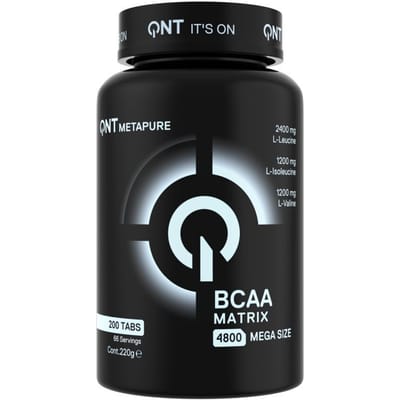 QNT Matrix BCAA 4800 (200 Tabs) Unflavored - Aminozuren - BCAA