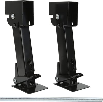 Telescopische Stabilizer Jacks voor Caravan en Reisaanhanger, 2 Stuks, 11.4-17.9 Inch, 1000 Lbs Draagvermogen met Handvat