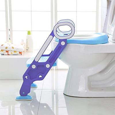 Peuter Toilet Training Bril met Opstapje en Verstelbare Handgrepen