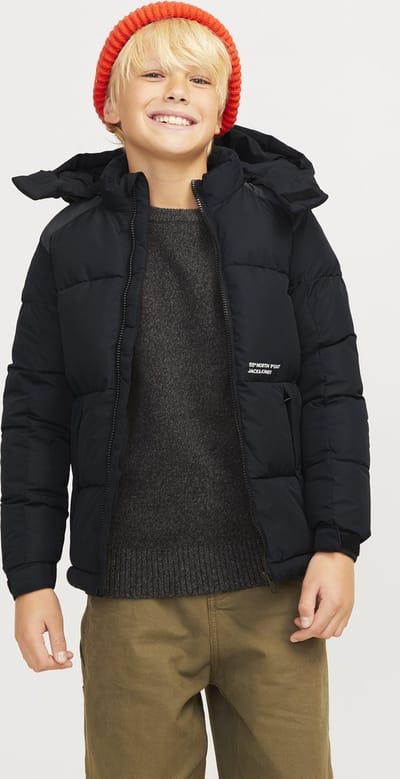 JACK & JONES JCOAERO REFLECTIVE PUFFER JNR Jongens Jas - Maat 152