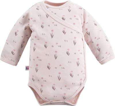 Eevi - Rompertje - Omslagromper - Overslagromper - Bloemetjes - Maat 62 - 2 t/m 4 maanden