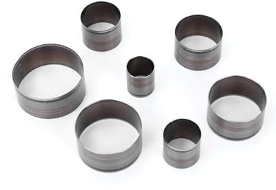 Allecto - 7-delige Leerpons Set - Circulaire Snijgereedschap - Perfect voor DIY Projecten - Leerbewerking - Creatief ontwerpen - Handgereedschap - ...