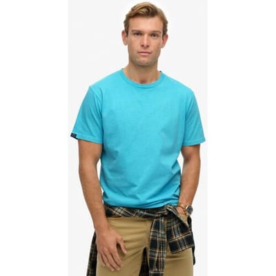 Superdry T-shirt Essentials Relaxed T Shirt M1012208a Aquamarine Blue Mannen Maat - S