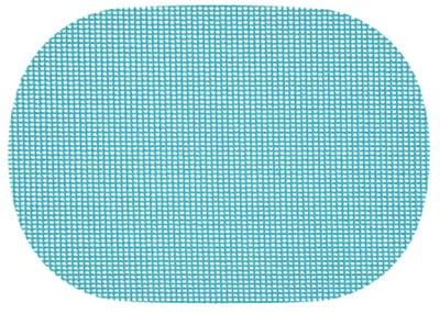 Ovale Vilt Tafelmatten voor Buiten - Set van 6 - Teal