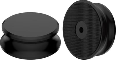 Draaitafel Gewicht Stabilisator - LP Stabilisator - Vinyl Geluid Verbeteren - Robuust Aluminium - 76 mm Diameter - Zwart
