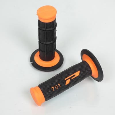 Poignée noir et orange Pro Grip 791 off road Neuf pour moto cross enduro TT