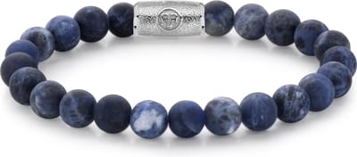 Rebel&Rose armband - Matt Midnight - 8mm