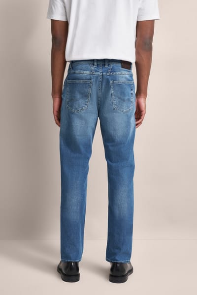 Bugatti Herren Jeans met een licht gebruikte look