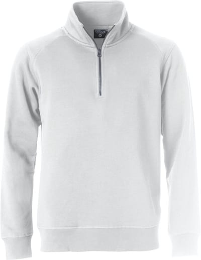 Clique Classic Half Zip 021043 - Wit - 3XL