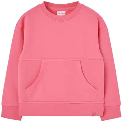 Boboli Fleece Sweatshirt Roze 4 Years Meisje