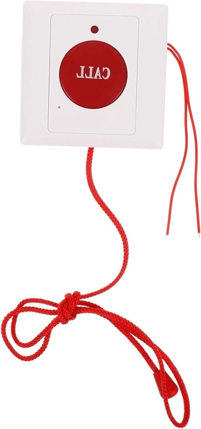 Noodknop Set - Hulp Alarm - Veiligheid Thuis - Wandmontage Ontwerp - 3 Stuks - Wit