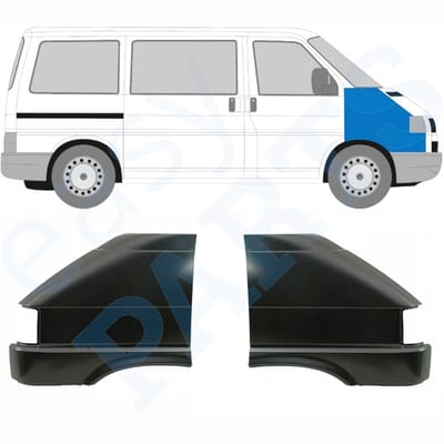 Voorste spatbord voor Volkswagen Transporter T4 1990-2003 / Links + Rechts / Set