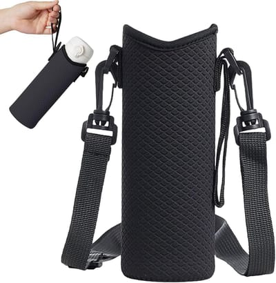 Waterfleshouder - Draagbare koele mouw, geïsoleerde waterfles hoes met polsband, lichtgewicht reisaccessoire | Mannen Vrouwen Camping Reizen Gym Wandelen Outdoor Picknick