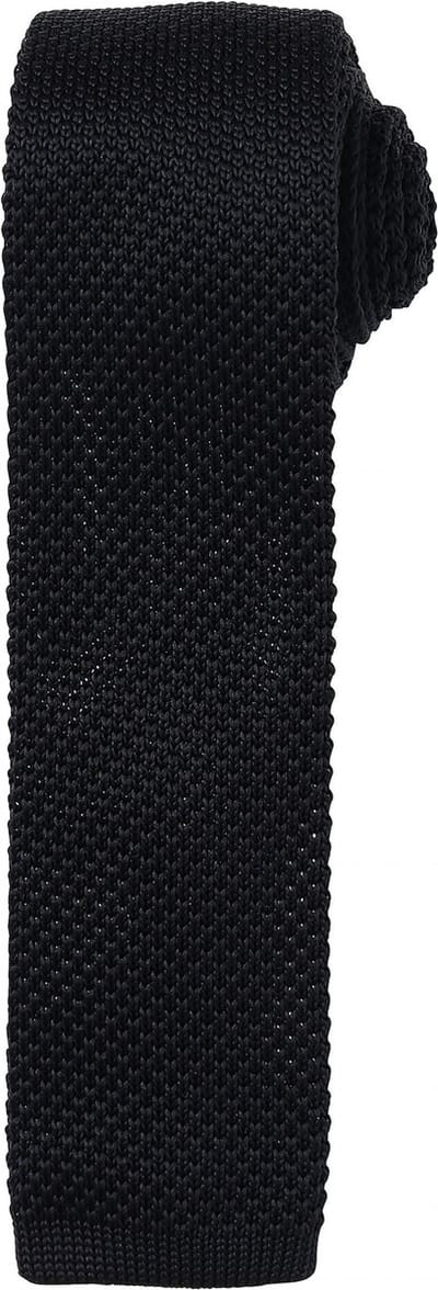 Stropdas One Size Premier Black 100% Polyester
