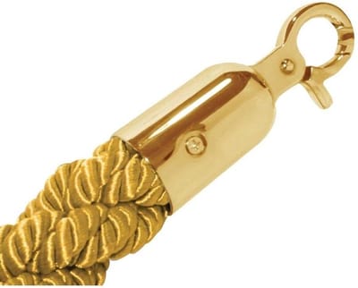 Barrière Touw - Gouden Touw - Entree Afzetten - Zachte Textuur - 150 cm - Goud