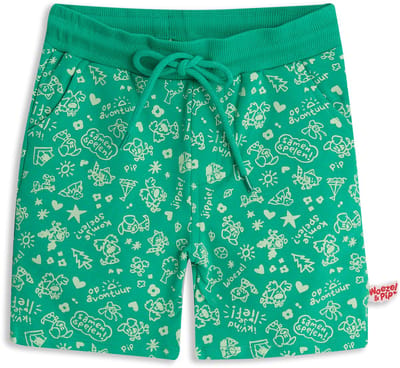 Woezel & Pip Korte Broek Jongens Short - Gumdrop Green - Maat 74/80