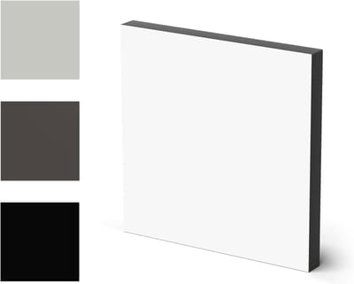 HPL Platen - Massieve Kernplaten - Werkblad Maken - Vochtbestendig Materiaal - 55 x 60 cm - Wit