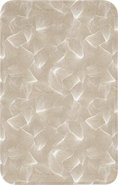 WC mat 50x80 cm - Antislip - Organisch - Textuur - Beige - Toiletmat - Vloermat - Douchemat - Toilet tapijt - Toiletmatten