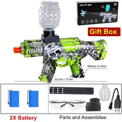 M416 Speelgoedwapen 7.4V Hoge Snelheid Burst Gel Bal Elektrische Blaster Wapen Speelgoed Voor Buiten Interactief Ouder-Kind Spel(Munitie Uitgesloten)