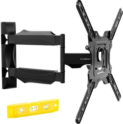 TV Muurbeugel Draaibaar Kantelbaar Uitschuifbaar Ultra Slanke TV-Beugel Past op 24-60 inch Vlakke en Curved TV Schermen - VESA 100x100mm tot 400x400 mm - Max Gewicht 36,2 kg [HDTV-E]